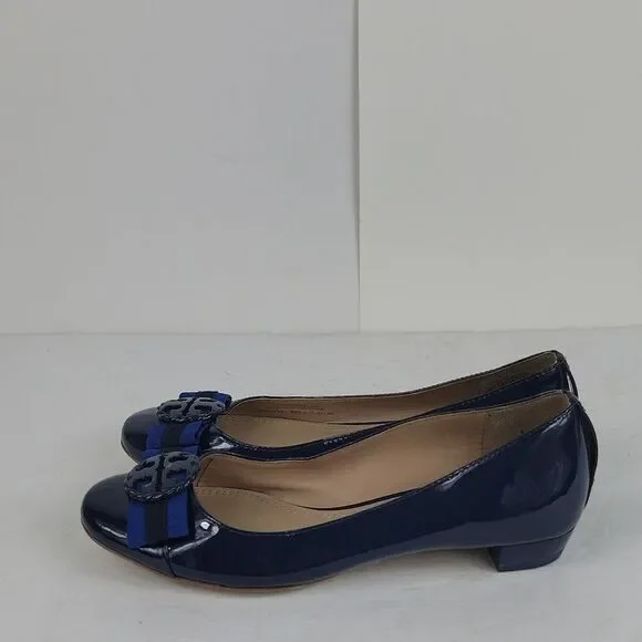 Tory Burch Maritime Patent leather Ballet Flat - Picture 9 of 14